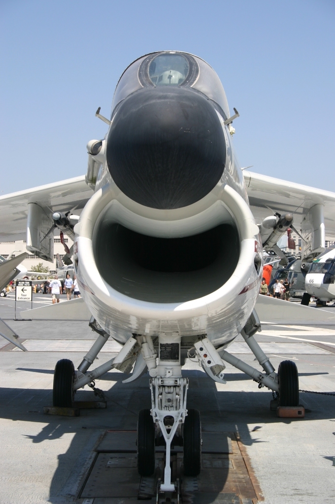 A-7 Corsair II on Catapult